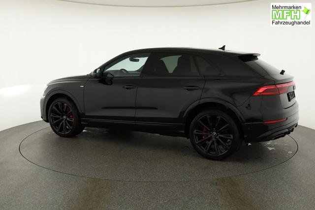 Audi Q8 50 TDI quattro qu S-LINE, Standheizung, HuD, Luft, Pano, B&O, 23-Zoll, AHK, Leder, AreaView, Optik schwarz 