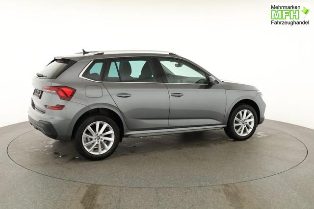 Skoda Kamiq Selection 1.0 TSI DSG 130 Jahre, AHK, LED, Side, ACC, Kamera, el. Klappe, Winter, 17-Zoll 