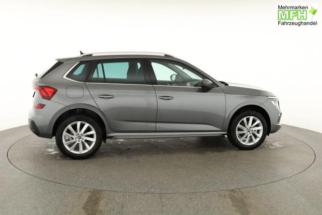 Skoda Kamiq Selection 1.0 TSI DSG 130 Jahre, AHK, LED, Side, ACC, Kamera, el. Klappe, Winter, 17-Zoll 
