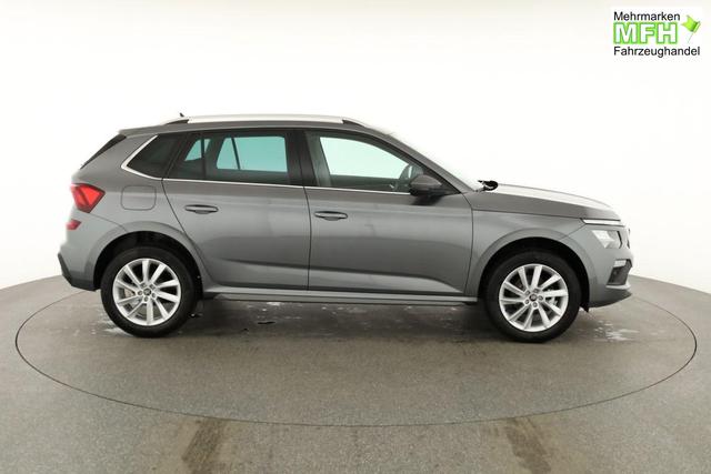 Skoda Kamiq Selection 1.0 TSI DSG 130 Jahre, AHK, LED, Side, ACC, Kamera, el. Klappe, Winter, 17-Zoll 