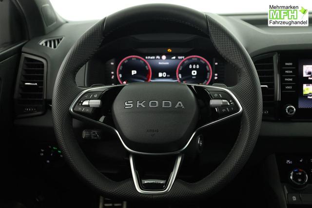 Skoda Karoq Sportline 1.5 TSI DSG Sportline, AHK, Navi, Matrix, Kamera, el. Klappe, 5-J. Garantie 