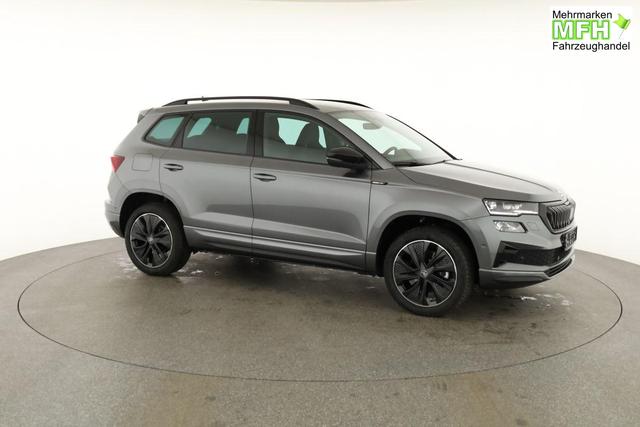 Skoda Karoq Sportline 1.5 TSI DSG Sportline, AHK, Navi, CANTON, Matrix, AreaView, Side, Kamera, el. Klappe, FS-beheizbar 