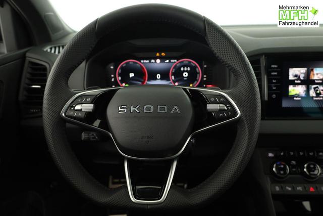 Skoda Karoq Sportline 4x4 2.0 TDI DSG Sportline, Pano, AHK, Navi, Matrix, AreaView, Side, Kamera, el. Klappe, FS-beheizbar, Winter 