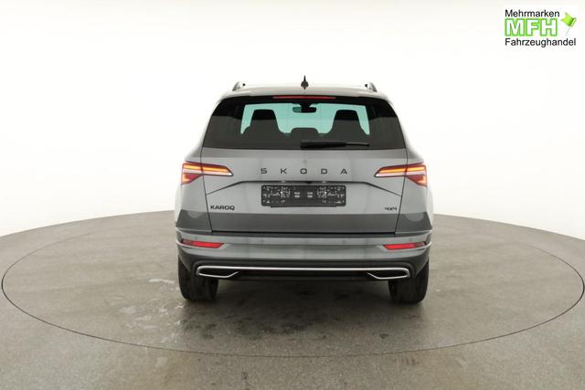 Skoda Karoq Sportline 4x4 2.0 TDI DSG Sportline, Pano, AHK, Navi, Matrix, AreaView, Side, Kamera, el. Klappe, FS-beheizbar, Winter 