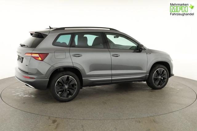 Skoda Karoq Sportline 4x4 2.0 TDI DSG Sportline, Pano, AHK, Navi, Matrix, AreaView, Side, Kamera, el. Klappe, FS-beheizbar, Winter 