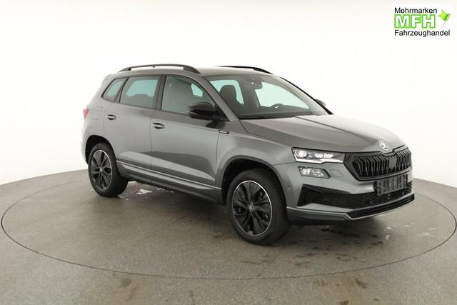 Skoda Karoq Sportline 4x4 2.0 TDI DSG Sportline, Pano, AHK, Navi, Matrix, AreaView, Side, Kamera, el. Klappe, FS-beheizbar, Winter 