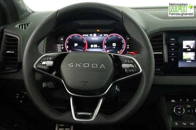 Skoda Karoq Sportline 1.5 TSI DSG Sportline, Pano, AHK, Navi, CANTON, Matrix, AreaView, Side, FS-beheizbar, 19-Zoll 