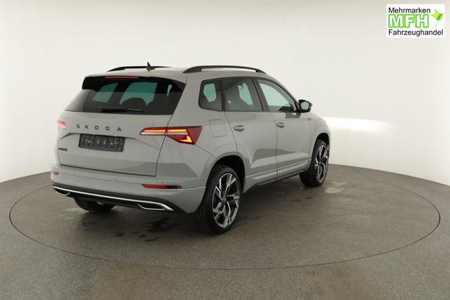 Skoda Karoq Sportline 1.5 TSI DSG Sportline, Pano, AHK, Navi, CANTON, Matrix, AreaView, Side, FS-beheizbar, 19-Zoll 