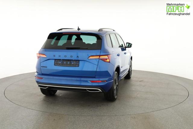 Skoda Karoq Sportline 1.5 TSI DSG Sportline, Pano, AHK, Navi, CANTON, Matrix, AreaView, Side, FS-beheizbar 