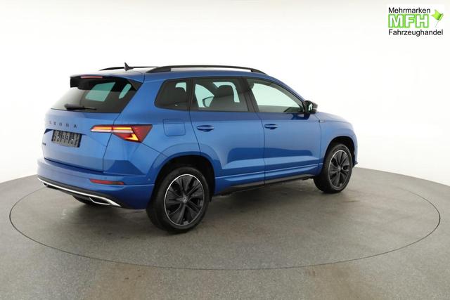 Skoda Karoq Sportline 1.5 TSI DSG Sportline, Pano, AHK, Navi, CANTON, Matrix, AreaView, Side, FS-beheizbar 