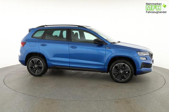 Skoda Karoq Sportline 1.5 TSI DSG Sportline, Pano, AHK, Navi, CANTON, Matrix, AreaView, Side, FS-beheizbar 