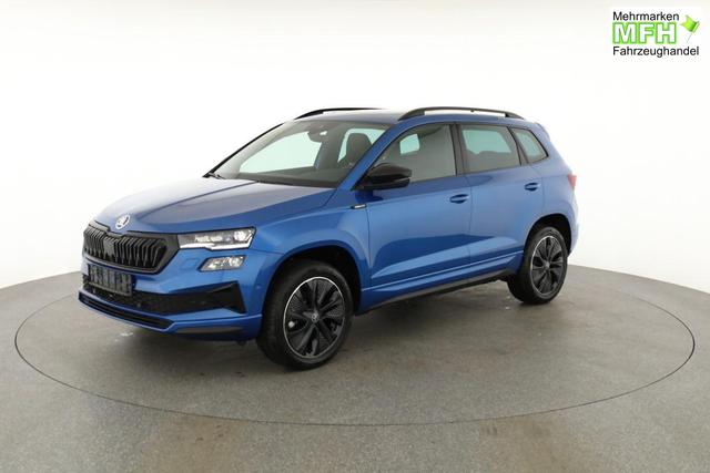 Skoda Karoq Sportline 1.5 TSI DSG Sportline, Pano, AHK, Navi, CANTON, Matrix, AreaView, Side, FS-beheizbar 