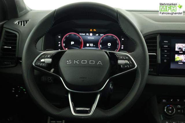 Skoda Karoq Sportline 1.5 TSI DSG Sportline, Pano, AHK, Navi, Matrix, AreaView, Side, FS-beheizbar, Winter, 19-Zoll 