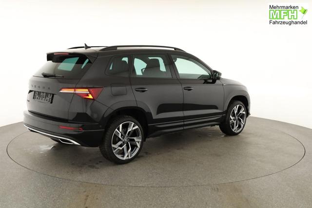 Skoda Karoq Sportline 1.5 TSI DSG Sportline, Pano, AHK, Navi, Matrix, AreaView, Side, FS-beheizbar, Winter, 19-Zoll 