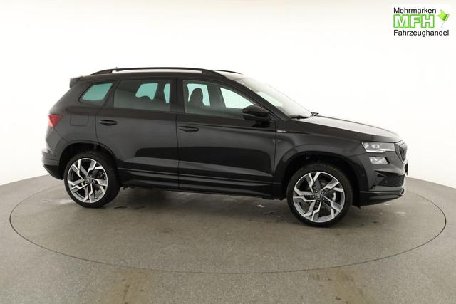 Skoda Karoq Sportline 1.5 TSI DSG Sportline, Pano, AHK, Navi, Matrix, AreaView, Side, FS-beheizbar, Winter, 19-Zoll 
