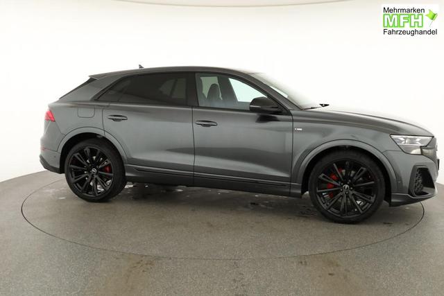 Audi Q8 50 TDI quattro qu S-LINE, Standheizung, HuD, Luft, Pano, B&O, 23-Zoll, AHK, Leder, AreaView, Optik schwarz 