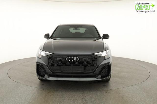 Audi Q8 50 TDI quattro qu S-LINE, Standheizung, HuD, Luft, Pano, B&O, 23-Zoll, AHK, Leder, AreaView, Optik schwarz 