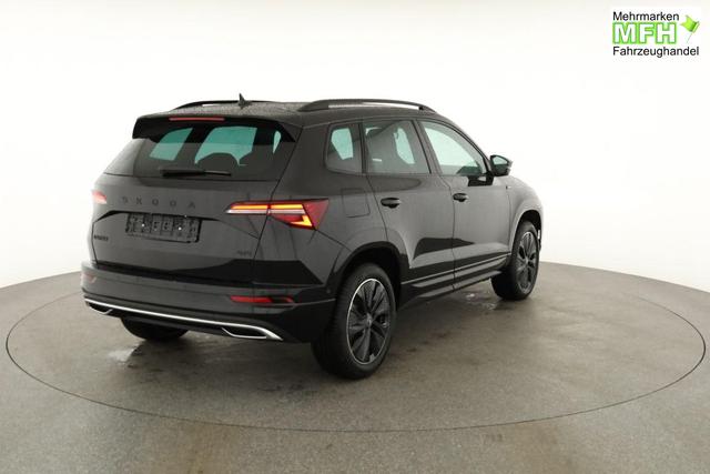 Skoda Karoq Sportline 4x4 2.0 TDI DSG Sportline, Pano, AHK, Navi, Matrix, AreaView, Side, Kamera, el. Klappe, FS-beheizbar, Winter 