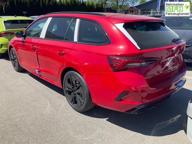 Skoda Octavia Combi 2.0 TSI 195 kW RS DSG, Pano, Standheizung, AHK, Navi, Matrix, Canton, Side, Winter, 5 J.-Garantie 