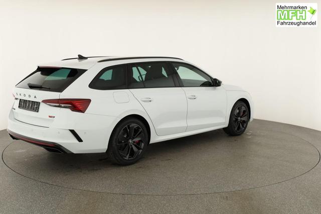 Skoda Octavia Combi 2.0 TSI 195 kW RS DSG, Pano, Standheizung, AHK, Navi, Matrix, Canton, Side, Winter, 5 J.-Garantie 
