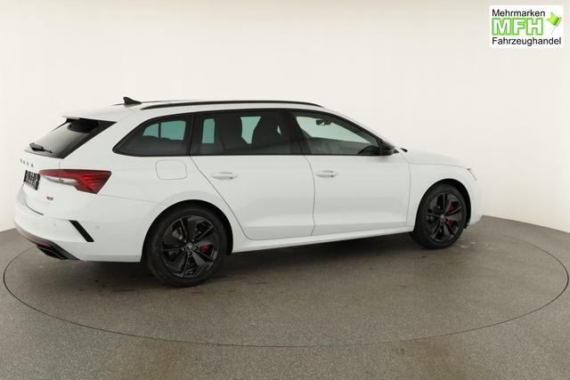 Skoda Octavia Combi 2.0 TSI 195 kW RS DSG, Pano, Standheizung, AHK, Navi, Matrix, Canton, Side, Winter, 5 J.-Garantie 