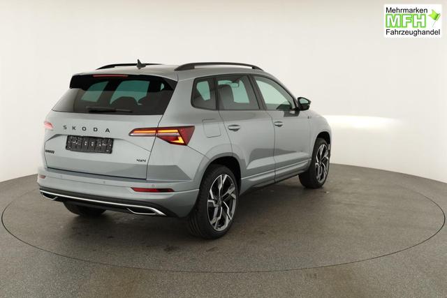 Skoda Karoq Sportline 4x4 2.0 TSI DSG Sportline, Pano, AHK, Navi, Matrix, Side, Winter, 5 J.-Garantie 