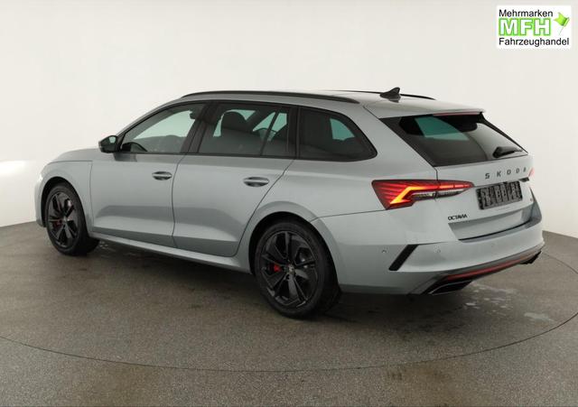 Skoda Octavia Combi 2.0 TSI 195 kW RS DSG, Pano, Standheizung, AHK, Navi, Matrix, Canton, Side, Winter, 5 J.-Garantie 