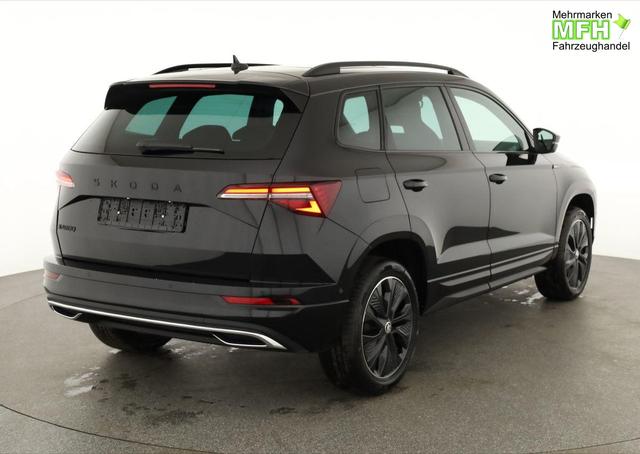 Skoda Karoq Sportline 1.5 TSI DSG Sportline, Pano, AHK, Navi, CANTON, Matrix, AreaView, Side, FS-beheizbar 