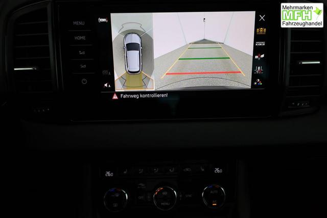 Skoda Karoq Sportline 1.5 TSI DSG Sportline, Pano, AHK, Navi, CANTON, Matrix, AreaView, Side, FS-beheizbar 