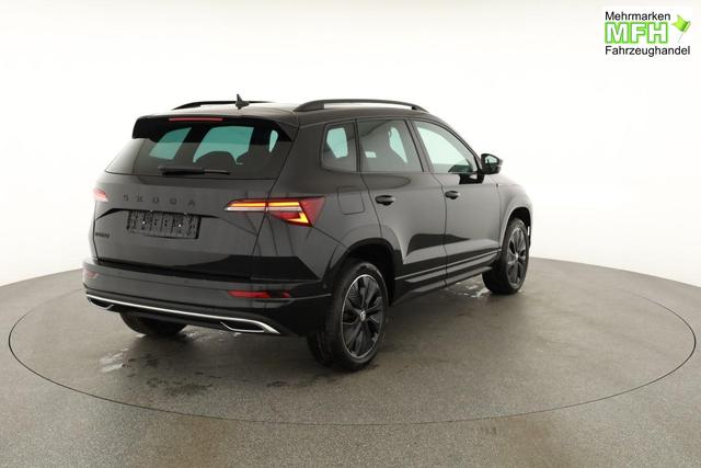 Skoda Karoq Sportline 1.5 TSI DSG Sportline, Pano, AHK, Navi, CANTON, Matrix, AreaView, Side, FS-beheizbar 