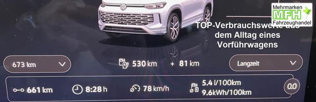 Volkswagen Tayron 1.5 TSI eHybrid 150 kW Life Life, AHK, AreaView, Side, Navi, Winter, 5-J. Garantie 
