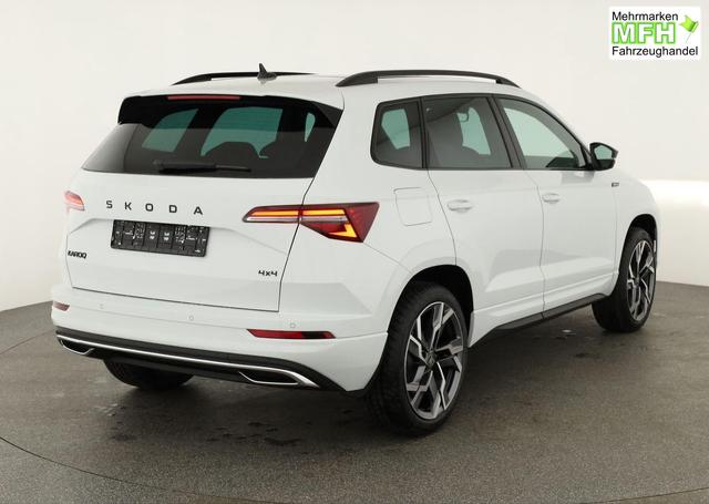 Skoda Karoq Sportline 4x4 2.0 TSI DSG Sportline, Pano, AHK, Navi, Matrix, Side, Winter, 5 J.-Garantie 