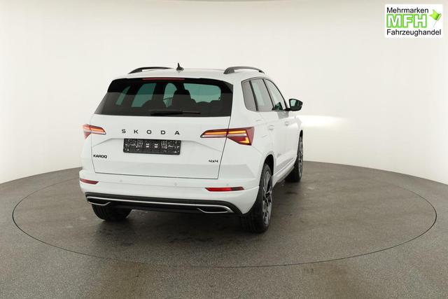 Skoda Karoq Sportline 4x4 2.0 TSI DSG Sportline, Pano, AHK, Navi, Matrix, Side, Winter, 5 J.-Garantie 