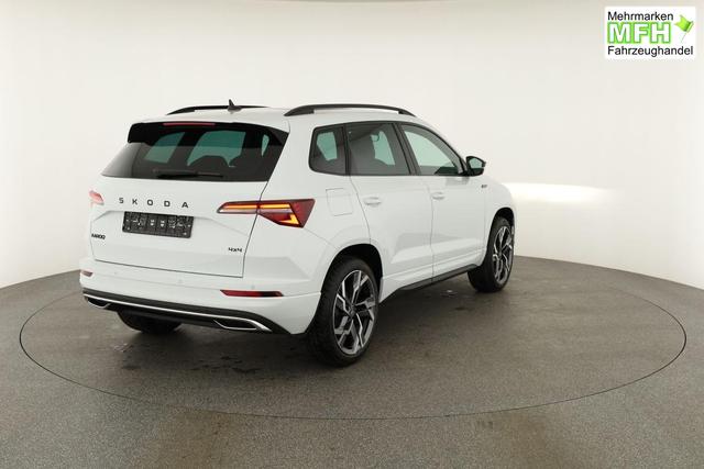 Skoda Karoq Sportline 4x4 2.0 TSI DSG Sportline, Pano, AHK, Navi, Matrix, Side, Winter, 5 J.-Garantie 