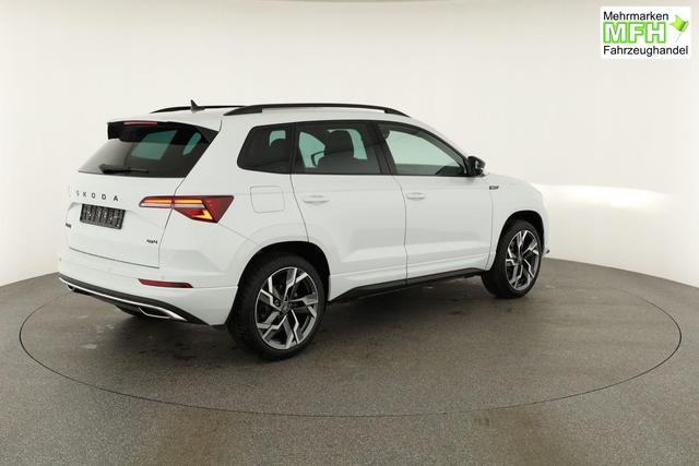 Skoda Karoq Sportline 4x4 2.0 TSI DSG Sportline, Pano, AHK, Navi, Matrix, Side, Winter, 5 J.-Garantie 