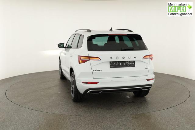 Skoda Karoq Sportline 4x4 2.0 TSI DSG Sportline, Pano, AHK, Navi, Matrix, Side, Winter, 5 J.-Garantie 