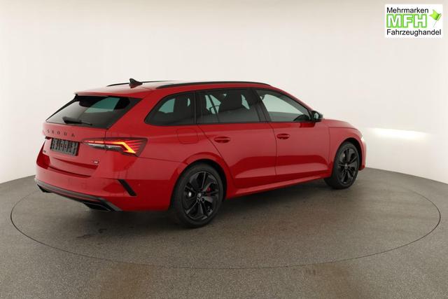 Skoda Octavia Combi 2.0 TSI 195 kW RS DSG, Pano, Standheizung, AHK, Navi, Matrix, Canton, Side, Winter, 5 J.-Garantie 