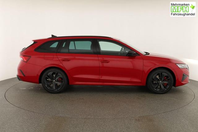 Skoda Octavia Combi 2.0 TSI 195 kW RS DSG, Pano, Standheizung, AHK, Navi, Matrix, Canton, Side, Winter, 5 J.-Garantie 