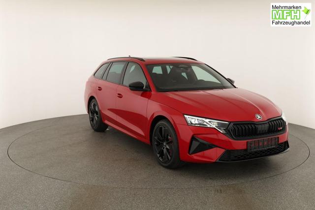 Skoda Octavia Combi 2.0 TSI 195 kW RS DSG, Pano, Standheizung, AHK, Navi, Matrix, Canton, Side, Winter, 5 J.-Garantie 