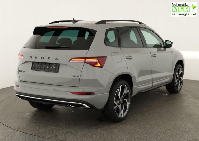 Skoda Karoq Sportline 4x4 2.0 TSI DSG Sportline, Pano, AHK, Navi, Matrix, Side, Winter, 5 J.-Garantie 