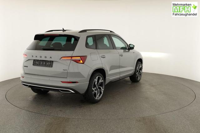 Skoda Karoq Sportline 4x4 2.0 TSI DSG Sportline, Pano, AHK, Navi, Matrix, Side, Winter, 5 J.-Garantie 