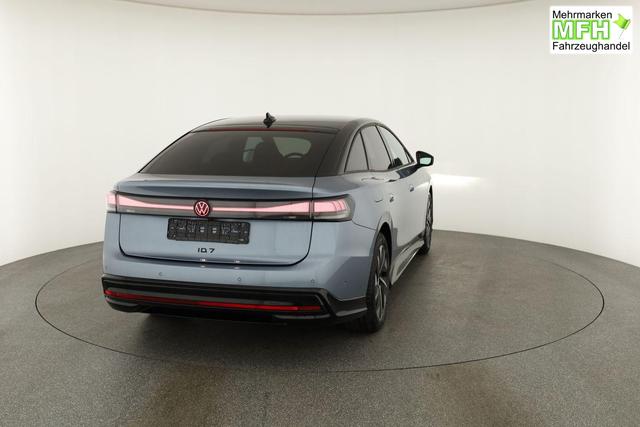 Volkswagen ID.7 Pro 210 kW Black, AHK, HuD, IQ.Light, IQ.Drive, AreaView, Side, 19-Zoll 