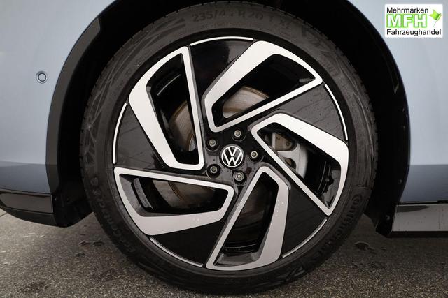Volkswagen ID.7 Pro 210 kW Black, AHK, HuD, IQ.Light, IQ.Drive, AreaView, Side, 20-Zoll 