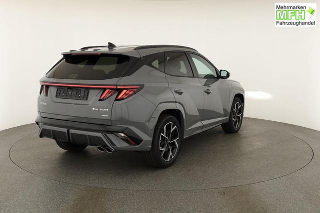 Hyundai TUCSON 1.6 T-GDI DCT 4WD N-LINE, AHK, el. Klappe, Teilleder, Navi, Kamera, ACC 