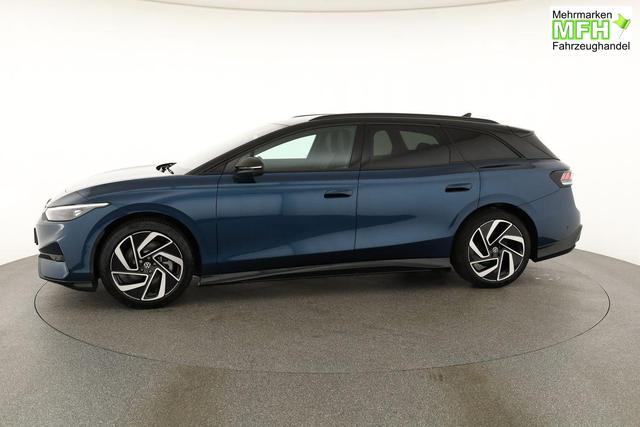 Volkswagen ID.7 Pro 210 kW Tourer Black, AHK, HuD, IQ.Light, IQ.Drive, AreaView, Side, 20-Zoll 