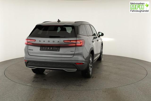 Skoda Kodiaq 2.0 TDI 142 kW 4x4 Sportline DSG Sportline, AHK, Navi, Matrix, el. Klappe, Side, 19-Zoll 
