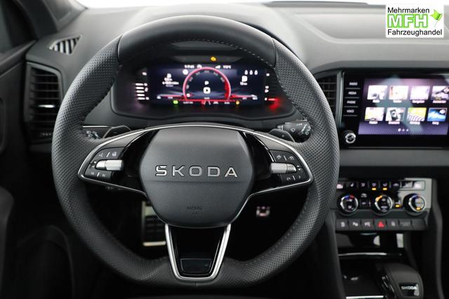 Skoda Karoq Sportline 1.5 TSI DSG Sportline, Pano, AHK, Navi, CANTON, Matrix, AreaView, Side, el. Klappe, FS-beheizbar, 5 J.-Garantie 