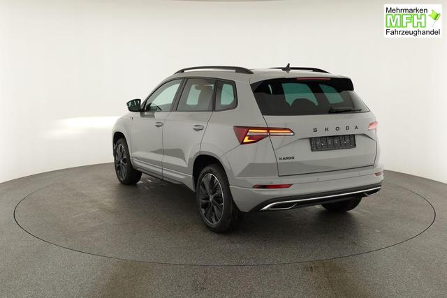 Skoda Karoq Sportline 1.5 TSI DSG Sportline, Pano, AHK, Navi, CANTON, Matrix, AreaView, Side, el. Klappe, FS-beheizbar, 5 J.-Garantie 