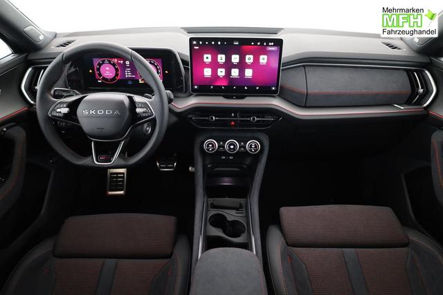 Skoda Kodiaq 2.0 TSI 195 kW 4x4 RS DSG RS, AHK, Navi, Matrix, Canton, Side, FS-beheizbar, el. Klappe, Kamera, 20-Zoll, 5 J.-Garantie 