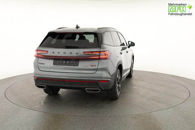 Skoda Kodiaq 2.0 TSI 195 kW 4x4 RS DSG RS, AHK, Navi, Matrix, Canton, Side, FS-beheizbar, el. Klappe, Kamera, 20-Zoll, 5 J.-Garantie 